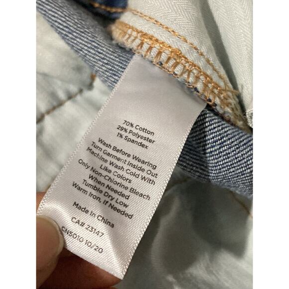 Talbots Womens Flare Leg Jeans 12 Blue High Rise Medium Wash - Picture 4 of 7